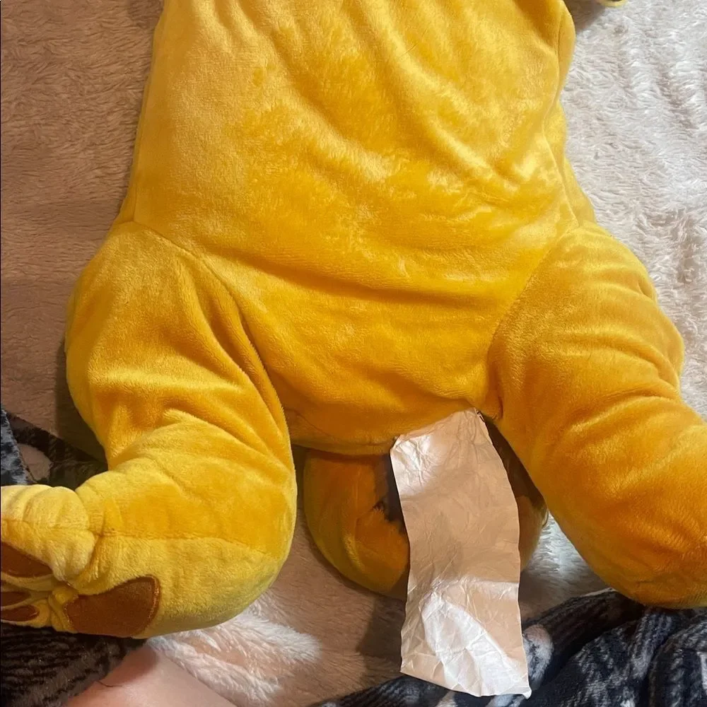 Disney lion King sleeping Simba large plush